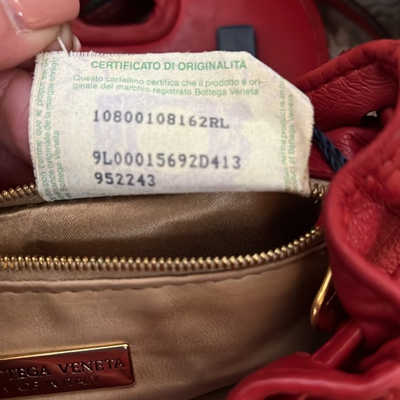 BOTTEGA VENETA RED BACKPACK - Picture 15 of 17